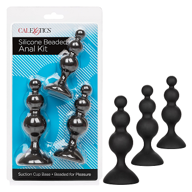 Introducing the SensaSilk Silicone Beaded Anal Kit - Model SB-5000: Unleash Your Ultimate Pleasure in Style! - Adult Naughty Store