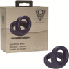 Viceroy Max Dual Ring - Premium Silicone Cock Ring for Enhanced Pleasure - Model VM-DR100 - Male - Intensify Your Experience - Black - Adult Naughty Store