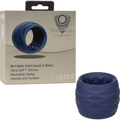 Viceroy Reverse Endurance Ring - Premium Silicone Enhancer for Men - Model VRER-001 - Stamina and Pleasure Enhancing Cock Ring - Male - Intense Stimulation for Ultimate Satisfaction - Black - Adult Naughty Store