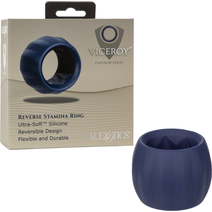 Viceroy Reverse Stamina Ring - Versatile Male Stamina Enhancer for Explosive Pleasure - Model VR-1001 - Designed for All Genders - Intensify Pleasure in Every Stroke - Black - Adult Naughty Store