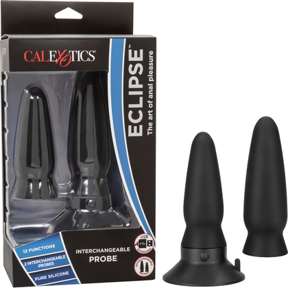 Introducing the SensaFlex Eclipse X2 - The Ultimate Dual Pleasure Silicone Probe Set for Mind-Blowing Anal Stimulation! - Adult Naughty Store