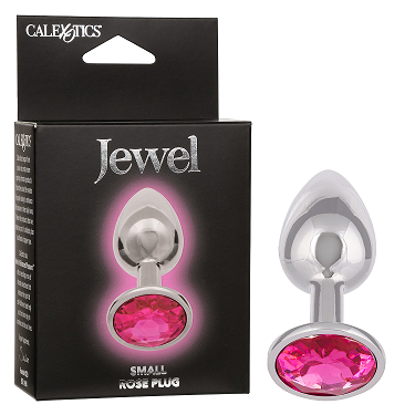 FemmeFatale Jewel Small Rose Plug - Petite Pleasure for Intimate Adventures - Model JSP-001 - Female - Anal Stimulation - Rose Gold - Adult Naughty Store