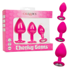 Introducing the Sensual Gems™ Cheeky Pink Anal Training Kit - Model X3: The Ultimate Pleasure Journey for All Genders! - Adult Naughty Store