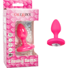 Cheeky Gems CG-200 Rechargeable Vibrating Probe - Medium, Pink: A Sensual Delight for Anal Pleasure - Adult Naughty Store