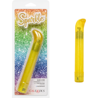 Sparkle Sensations Slim G-Vibe - Model SGV-500 - Yellow - For G-Spot Pleasure