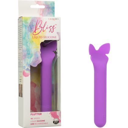 Experience Pure Elation with Bliss Liquid Silicone Flutter Butterfly Stimulator | Model BLS-2021 | Unisex | Clitoral Stimulation | Pink - Adult Naughty Store