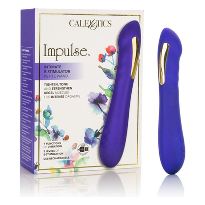 Impulse™ Petite Wand - Intimate E-Stimulator for Women - Model P-100 - Clitoral Stimulation - Deep Purple - Adult Naughty Store