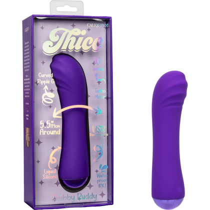 Introducing the Luxe Thicc™ Chubby Buddy Ripple G-Spot Vibrator - Model RB-100, a Luxe treasure for women seeking unparalleled satisfaction! - Adult Naughty Store