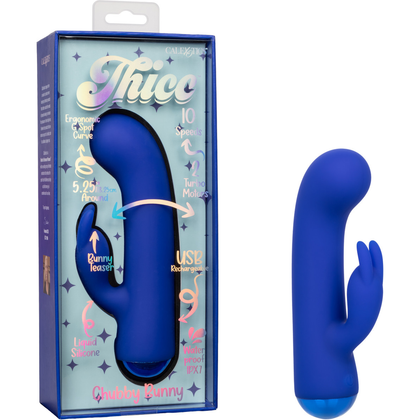 Thicc™ Chubby Bunny Dual Motor G-Spot Vibrator - Model XL-310 for Intense Sensations - Women's Sexual Wellness - Pink