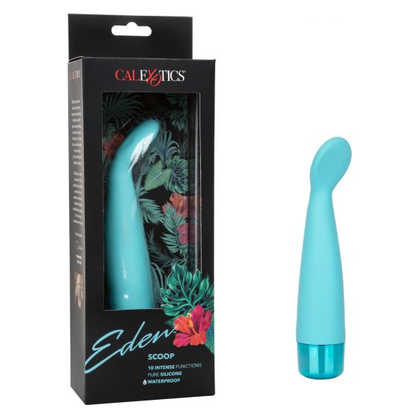 Eden™ Scoop Silicone Vibrating Massager - Model 10X - For Women - Clitoral Stimulation - Deep Purple - Adult Naughty Store