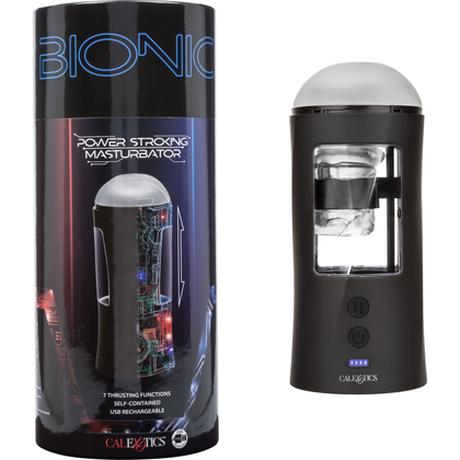 Bionic™ Power Stroking Masturbator - Advanced Thrusting Pleasure Toy for Men - Model XJ-5000 - Ultimate Sensation for Intense Satisfaction - Deep Blue