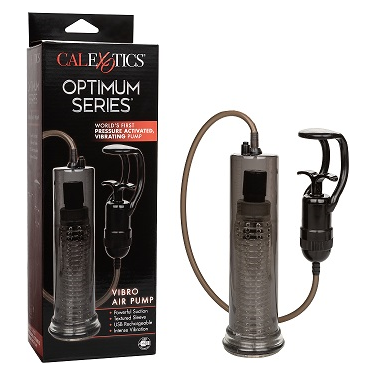 Introducing the Optimum Series Vibro Air Pump - The Ultimate Pleasure Enhancer for All Genders, Delivering Unparalleled Sensations in a Sleek Black Design