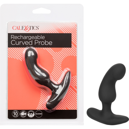 Introducing the Luxe Pleasure Rechargeable Curved Probe - Model X3: The Ultimate Pleasure Companion for All Genders!