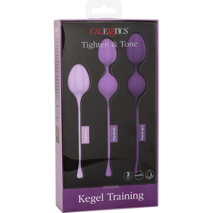 Introducing the Sensual Pleasure Kegel Training 3-Piece Set by Cal Exotics - Model K3G-75 - Designed for Women - Enhance Your Intimate Experience and Strengthen Your Pelvic Muscles - Seductiv - Adult Naughty Store