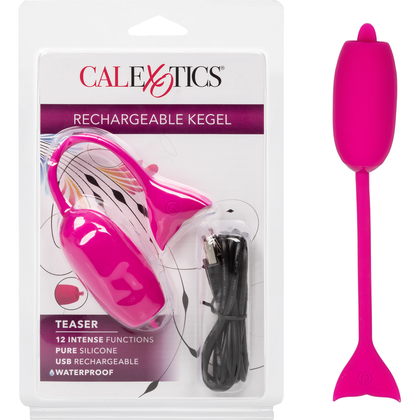 CalExotics Rechargeable Kegel Teaser - Model KT-500: The Ultimate Pink Pleasure Device for Sensual Stimulation