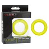 Link Up Ultra-Soft Edge Cock Ring - Model X1 - Enhancer for Men - Pleasure Zone: Erection Support - Neon Yellow