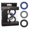 Introducing the Luxurious Link Up Ultra-Soft Extreme Set - Dark: The Ultimate Pleasure Enhancer Rings for Intimate Delights