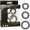 Introducing the Luxurious Link Up Ultra-Soft Ultimate Set: The Sensational Spiral Textured Enhancer Rings for Enhanced Pleasure, Model ULTRA-3, Designed for All Genders, Targeting Intimate Bl - Adult Naughty Store