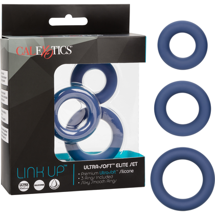 Introducing the Luxe PleasureLink Ultra-Soft Elite Set - Model X3 | Male Enhancer Rings for Explosive Pleasure | Cock Rings for Stamina, Sensitivity, and Erection Support | Designed for All G - Adult Naughty Store