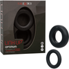 Link Up Optimum - Black: The Ultimate Dual-Density Silicone Vibrating Enhancer for Enhanced Pleasure and Intimacy - Adult Naughty Store