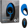 Link Up Remote Max Dual Stimulating Cock Ring - Model LURM-001 - Male Pleasure - Intense Vibrations - Black - Adult Naughty Store