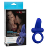 Introducing the Luxe Pleasure Co. Silicone Rechargeable Dual Pleaser Enhancer - Model X1: The Ultimate Couples' Intimate Experience!