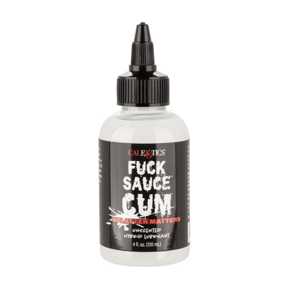 Introducing the SensaLube Fuck Sauce Unscented Cum Hybrid Lubricant - 4 oz: The Ultimate Pleasure Enhancer for All Genders and Intimate Moments! - Adult Naughty Store