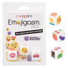 CalExotics Emojigasm™ Dice - Naughty Couples' Acrylic Dice Game for Spontaneous Pleasure - Model X123 - Unisex - Explore Sensual Pleasures with Playful Intimacy - Vibrant Colors - Adult Naughty Store