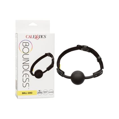 Introducing the Boundless™ Silicone Ball Gag - Model B2021: Unisex, Oral Pleasure, Black