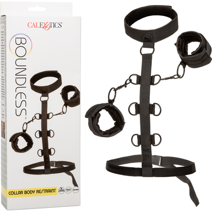 CalExotics Boundless™ Collar Restraint - Model XR-2001 - Unisex - Full Body Pleasure - Black