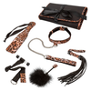 Unleashed Adventure Set - Ultimate BDSM Pleasure Kit for Couples - Model UAS-2021 - For All Genders - Explore Submissive and Dominant Desires - Animal Print - Adult Naughty Store