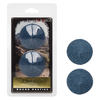 Ride 'Em Premium Denim Collection Round Pasties - High-Quality Denim Nipple Covers for Sensational Pleasure - Model RD-001 - Unisex - Enhance Intimate Moments - Blue - Adult Naughty Store