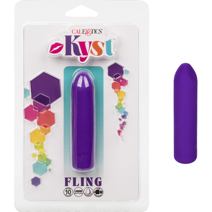 Kyst Fling - Purple Intense Pleasure Silicone Vibrator - Adult Naughty Store