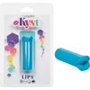 Kyst Lips - Blue Mini Silicone Bullet Vibrating Lips Massager for Intimate Pleasure - Adult Naughty Store