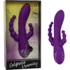 California Dreaming Long Beach Bootylicious Triple Action Massager - Model X3B-2021 - For All Genders - G-Spot and Backdoor Pleasure - Midnight Blue - Adult Naughty Store