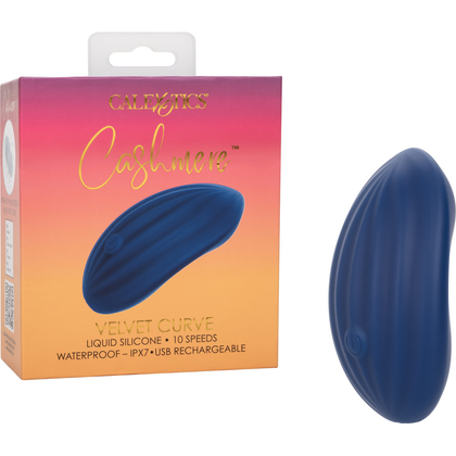 Cashmere Velvet Curve Handheld Massage Wand - Model CVC-001 - Unisex - Full Body - Midnight Black - Adult Naughty Store