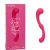 Pretty Pleasure Curvy Silicone Dual-Ended Vibrating Wand - Model PP-2001 - For Enhanced Pleasure and Intense Stimulation - Pink - Adult Naughty Store