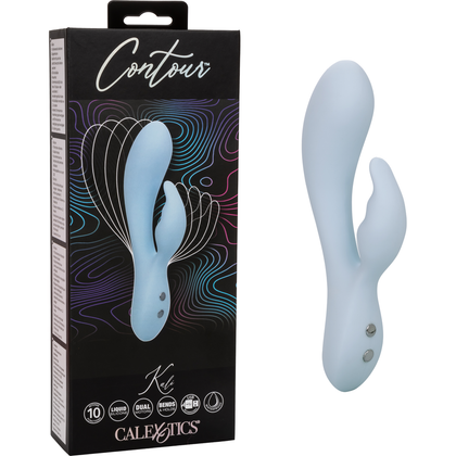 Introducing the LuxeFlex Contour Kali Dual Massager - Model X1: The Ultimate Pleasure Experience for Women, G-Spot Stimulation, in Seductive Midnight Black - Adult Naughty Store