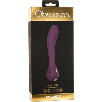 Obsession Passion Turbo-Charged Vibrating Massager - Model OBP-1001 - For Women - G-Spot Stimulation - Deep Purple - Adult Naughty Store