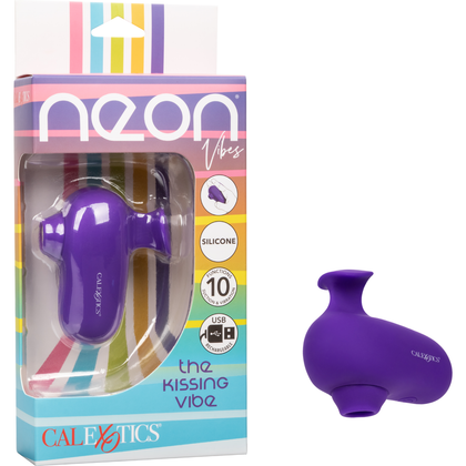 Introducing the Neon Vibes X-12 Kissing Vibe: The Ultimate Pleasure Companion for Intimate Moments - Adult Naughty Store