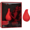 Introducing the Sensual Pleasures Red Hot Glow Vibrating Massager - Model RHG-5000B - For All Genders - Ultimate Pleasure in a Fiery Red Hue