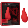 Introducing the Sensual Pleasures Red Hot Flicker - Model RHF-2021: The Ultimate Intimate Experience for All Genders, Delivering Pleasure in Vibrant Red