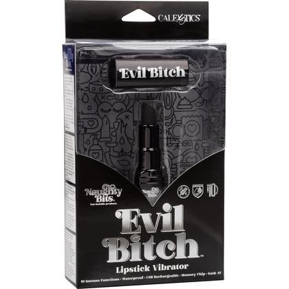 Naughty Bits Evil Bitch Lipstick Vibrator - Adult Naughty Store