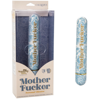 Naughty Bits Mother Fucker Personal Vibrator - Powerful Girthy Pleasure Toy MF-2000 for All Genders - Intense Stimulation for Full Coverage - Waterproof - Black - Adult Naughty Store