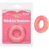 Naughty Bits Dickin' Donuts Silicone Donut Cock Ring - Pleasure Pastry for Enhanced Stamina and Sensitivity - Model DN-001 - Male - Erection Support - Deliciously Pink - Adult Naughty Store