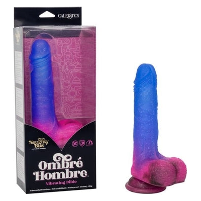 Naughty Bits™ Ombré Hombre™ Vibrating Dildo - Model NB-101 - For Intense Pleasure and Sparkling Sensations - Adult Naughty Store