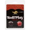 Naughty Bits Roll Play Naughty Dice Set: Acrylic Phthalate-Free Seductive Game for Couples - Model NB-RPND-002 - Unisex - Tease, Please, and Ignite Bliss - Black - Adult Naughty Store