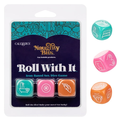 Naughty Bits Roll With It Icon Based Sex Dice - Adult Naughty Store