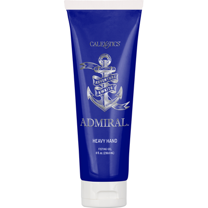 CalExotics Admiral Heavy Hand Fisting Gel Tube - Model AH-8OZ - Unisex Anal Lubricant - Intense Pleasure - Clear - Adult Naughty Store