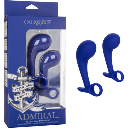 Introducing the Sensual Pleasures Admiral Silicone Anal Training Set - Model A12G, for Exquisite Pleasure and Exploration in the Realm of Anal Play! - Adult Naughty Store